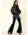 Image #2 - Mauritius Women's Christy Scatter Star Leather Jacket , Black, hi-res