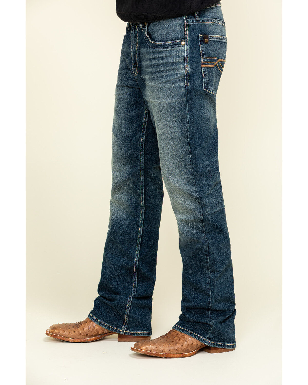 slim bootcut stretch jeans