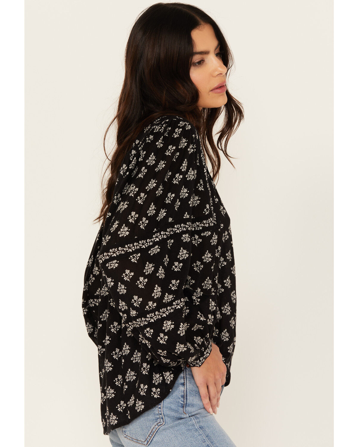 Image #2 - Bila Women's Valley Spring Top, Black, hi-res