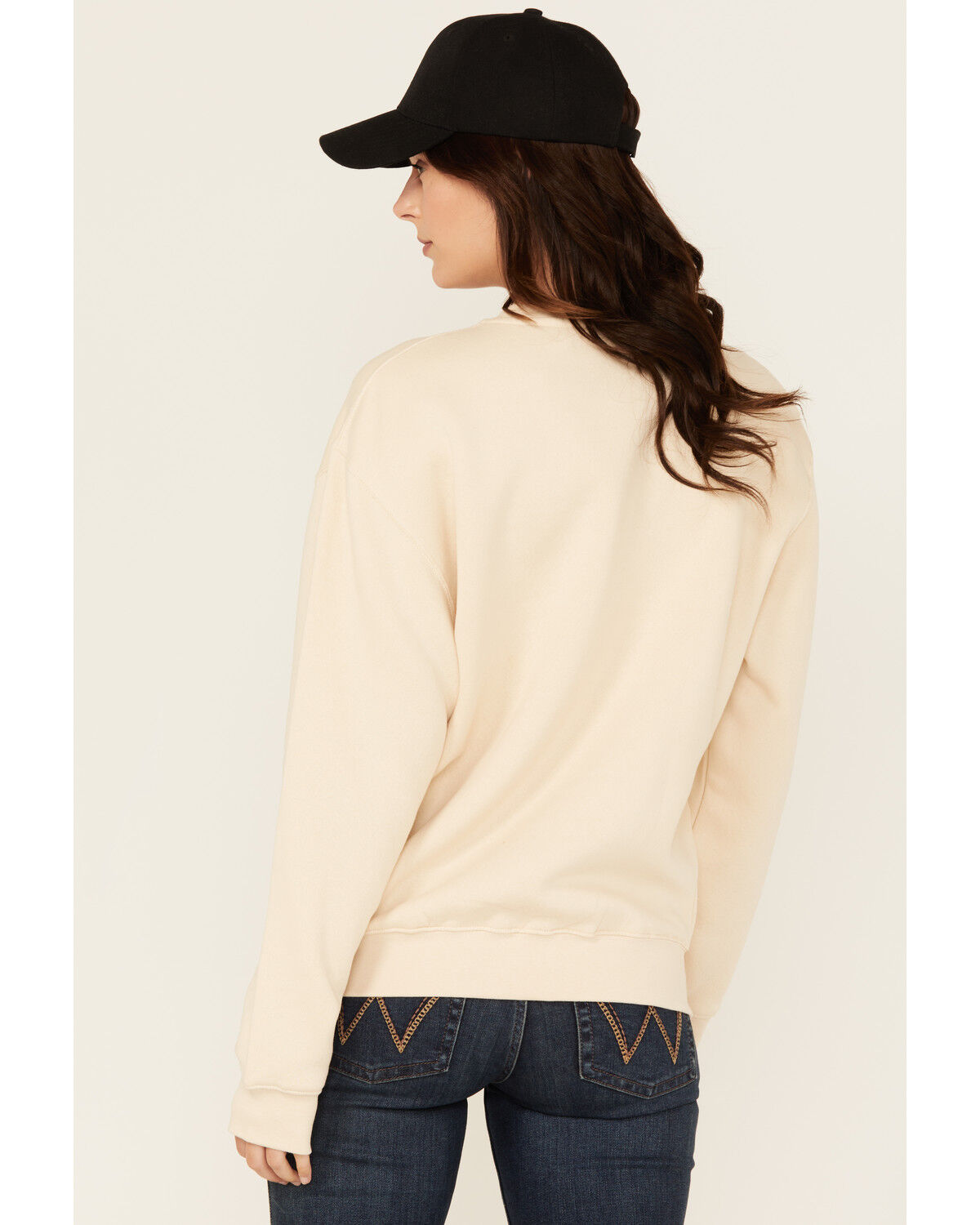 Image #4 - Troll Co Women's Juno Logo Graphic Sweatshirt, Cream, hi-res