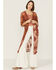 Image #1 - Shyanne Women's Rust Lace Tassel Kimono, , hi-res