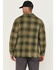 Image #4 - Timberland PRO Men's Gritman Plaid Print Fleece Snap Shirt Jacket, Olive, hi-res