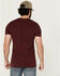 Image #4 - Moonshine Spirit Men's Boracho Feliz Mariachi Short Sleeve Graphic T-Shirt, Burgundy, hi-res