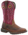 Image #1 - Rocky Women's Legacy 32 Western Boots - Broad Square Toe, Brown/pink, hi-res