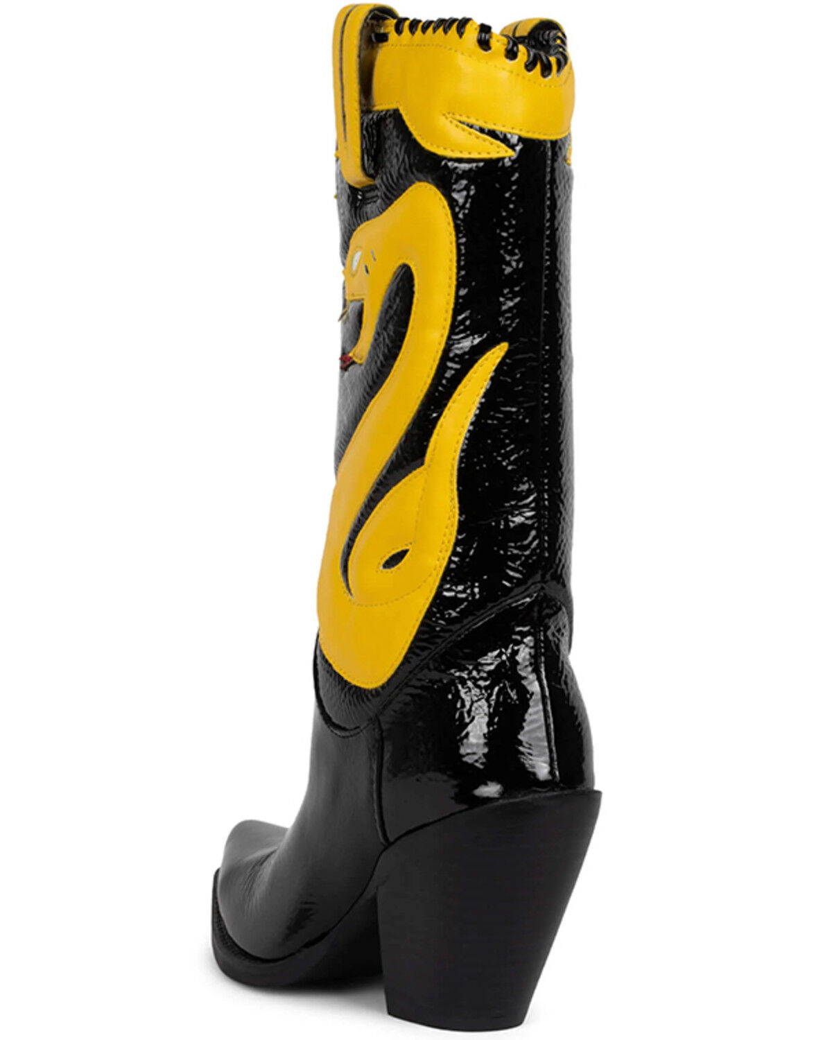 Image #3 - Jeffrey Campbell Women's Killer Cobra Synthetic Western Boots - Snip Toe, Black, hi-res