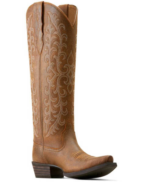 Image #1 - Ariat Women's Tallahassee Stretchfit Western Boots - Snip Toe , Brown, hi-res