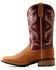 Image #2 - Ariat Women's San Angelo VentTEK 360 Performance Western Boots - Broad Square Toe, Brown, hi-res