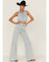 Image #1 - Show Me Your Mumu Women's Ashbury Wide Leg Jeans, Blue, hi-res