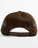 Image #3 - Shyanne Girls' Boot Stitch Heart Ball Cap, Brown, hi-res