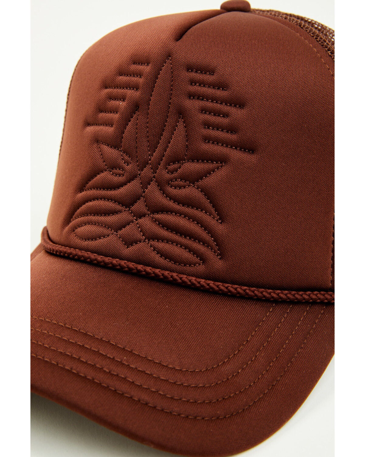 Image #2 - Shyanne Women's Boot Stitch Ball Cap, Brown, hi-res