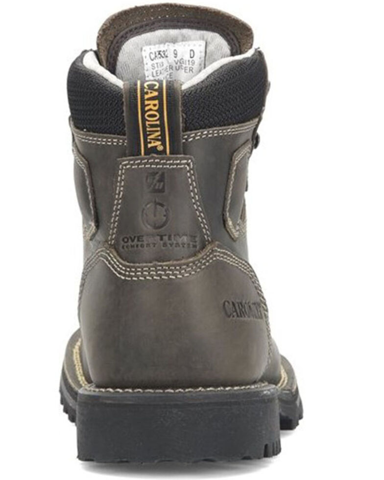Carolina Men's Pitstop Waterproof Work Boots - Soft Toe, Grey, hi-res