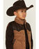 Image #2 - Cody James Boys' Lonoke Corduroy Faux Leather Vest, Tan, hi-res