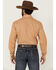 Image #4 - Cinch Men's Geo Striped Print Modern Fit Long Sleeve Snap Western Shirt, Gold, hi-res