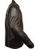 Image #2 - Milwaukee Leather Men's Reflective Band Scooter Jacket, Black, hi-res