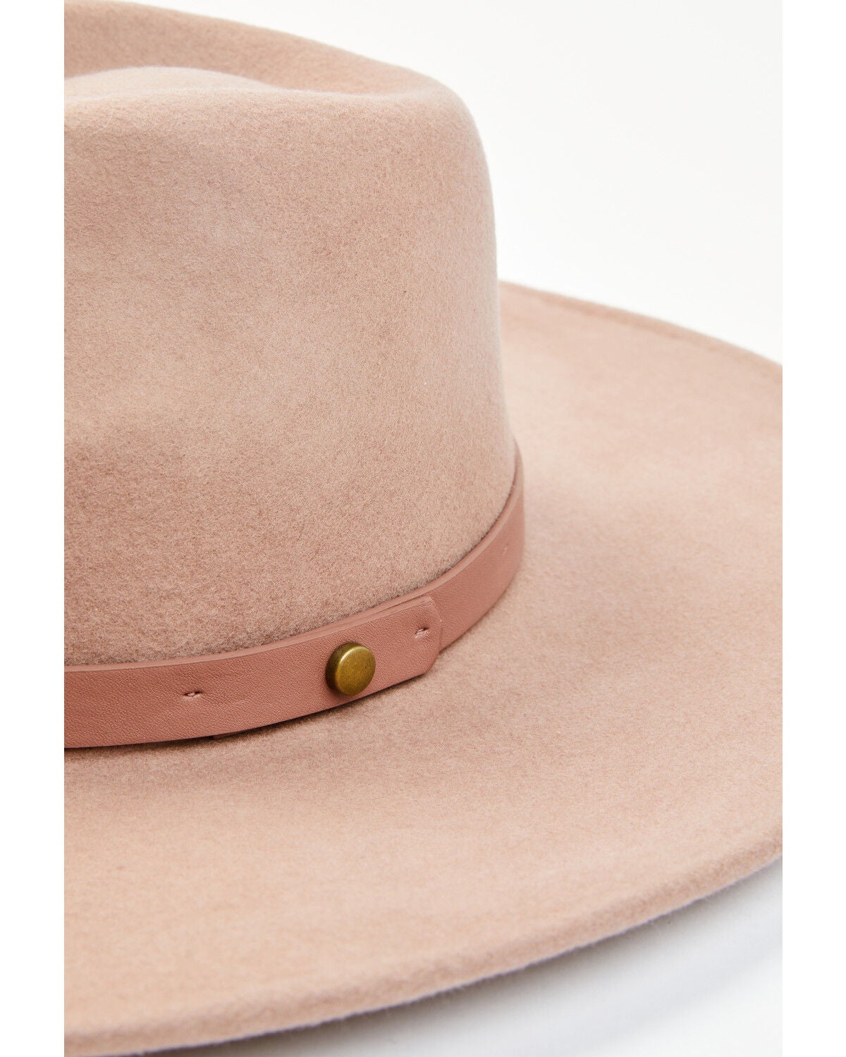Shyanne Women's Blush Wide Brim Wool 