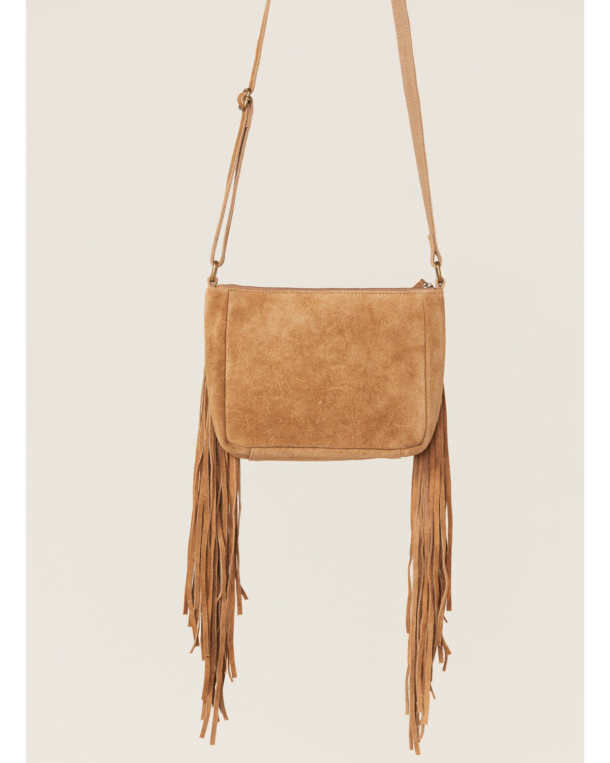 Image #3 - Shyanne Women's Light Brown Velvet Embroidered Crossbody Bag, Lt Brown, hi-res