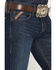 Image #2 - Ariat Men's M7 Hampton Dark Wash Slim Straight Stretch Denim Jeans, Dark Wash, hi-res