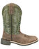 Image #2 - Smoky Mountain Little Boys' Harrison Performance Western Boots - Broad Square Toe, Brown, hi-res