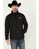 Cinch Men's 1/4 Snap Pullover , Charcoal, hi-res