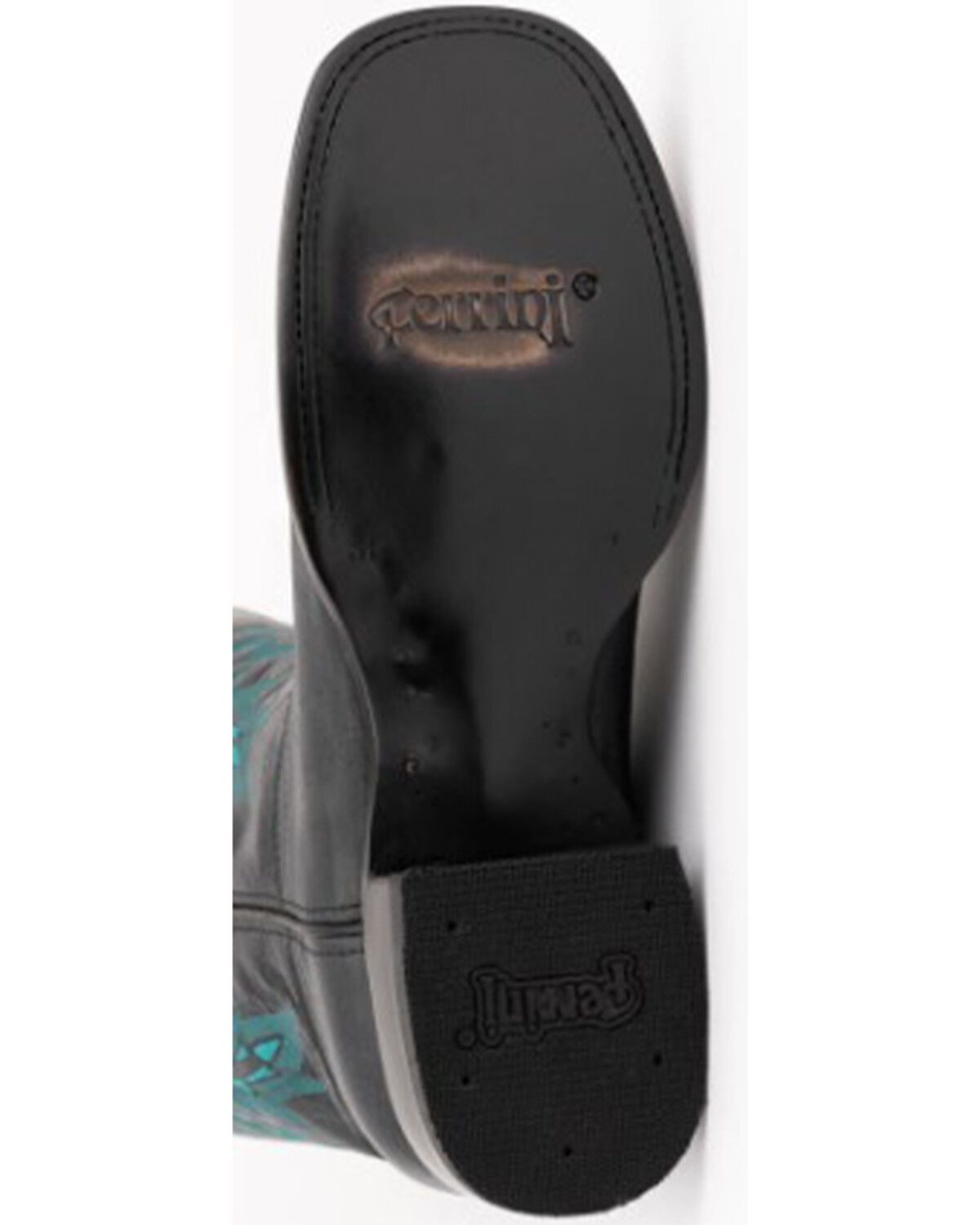 Image #7 - Ferrini Men's Blaze Western Boots - Square Toe, Black, hi-res