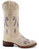Image #2 - Ferrini Women's Dreamer Western Boots - Square Toe, Cream, hi-res