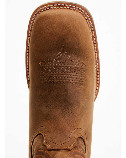 Image #6 - RANK 45® Men's Warrior Performance Western Boots - Broad Square Toe , Coffee, hi-res