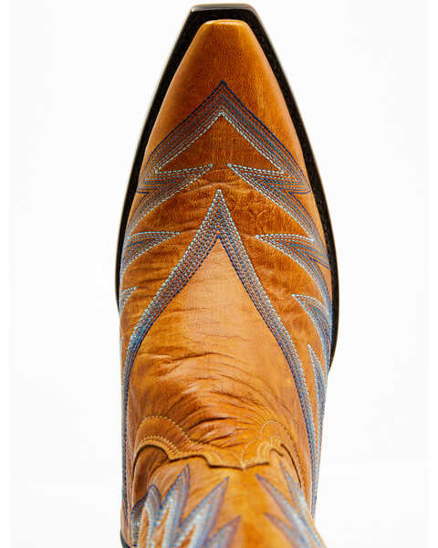 Image #6 - Old Gringo Women's Uma Stitched Western Boots - Snip Toe, Tan, hi-res