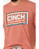 Image #3 - Cinch Men's Country & Cowboy Logo Short Sleeve Graphic T-Shirt, Red, hi-res