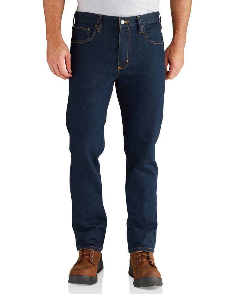 Carhartt Men's Rugged Flex Straight Tapered Jeans , Blue, hi-res