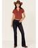 Image #1 - Idyllwind Women's Fontan Dark Wash Legend High Rise Bootcut Comfort Stretch Denim Jeans, Dark Wash, hi-res