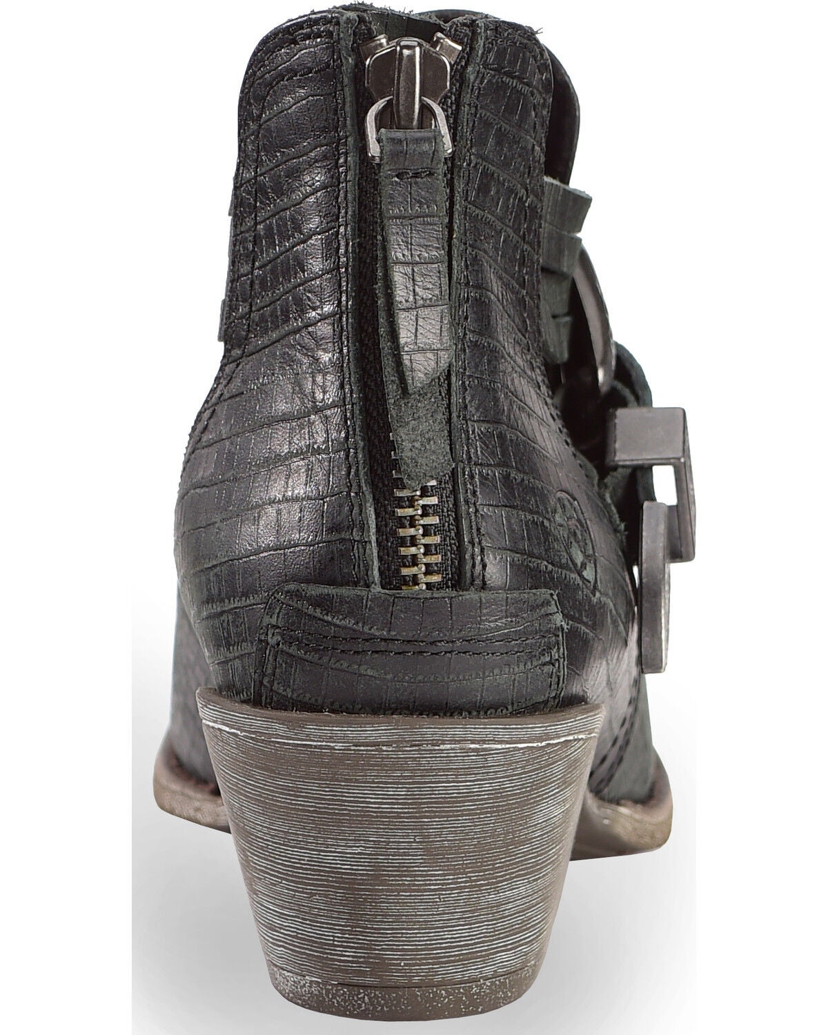 black snake print booties