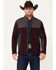 Image #1 - RANK 45® Men's Afton Zip Softshell Jacket, Grape, hi-res