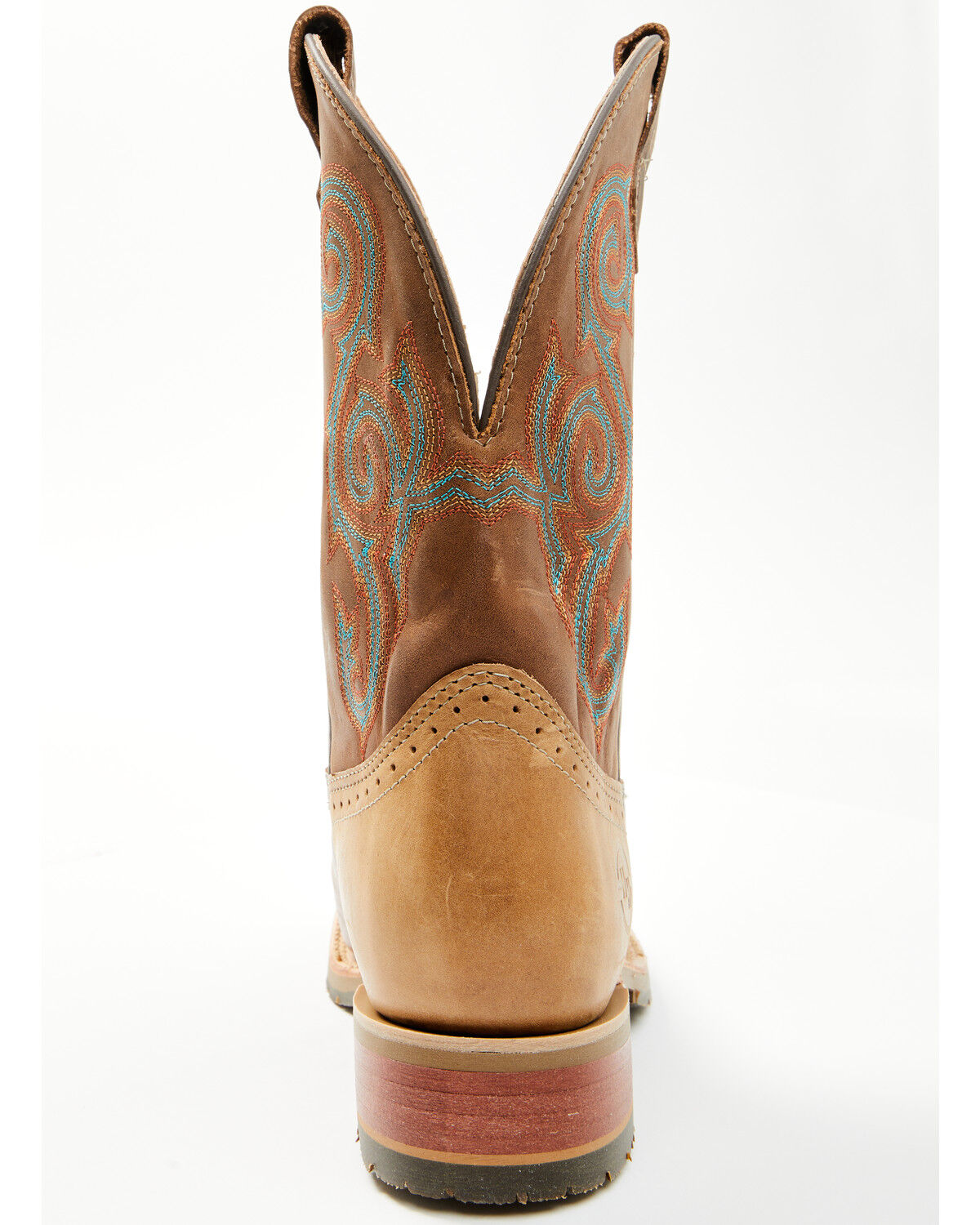 Image #5 - Double H Men's 11" Domestic I.C.E.™ Performance Western Boots - Broad Square Toe, Cognac, hi-res