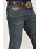 Image #2 - Rock & Roll Denim Men's Double Barrel Medium Wash Relaxed Straight Denim Jeans, Medium Wash, hi-res