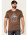 Image #1 - Moonshine Spirit Men's Heather Brown Jug Head Graphic Short Sleeve T-Shirt, , hi-res