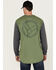 Image #4 - Hawx Men's FR Color Block Long Sleeve Graphic Work T-Shirt, Green, hi-res