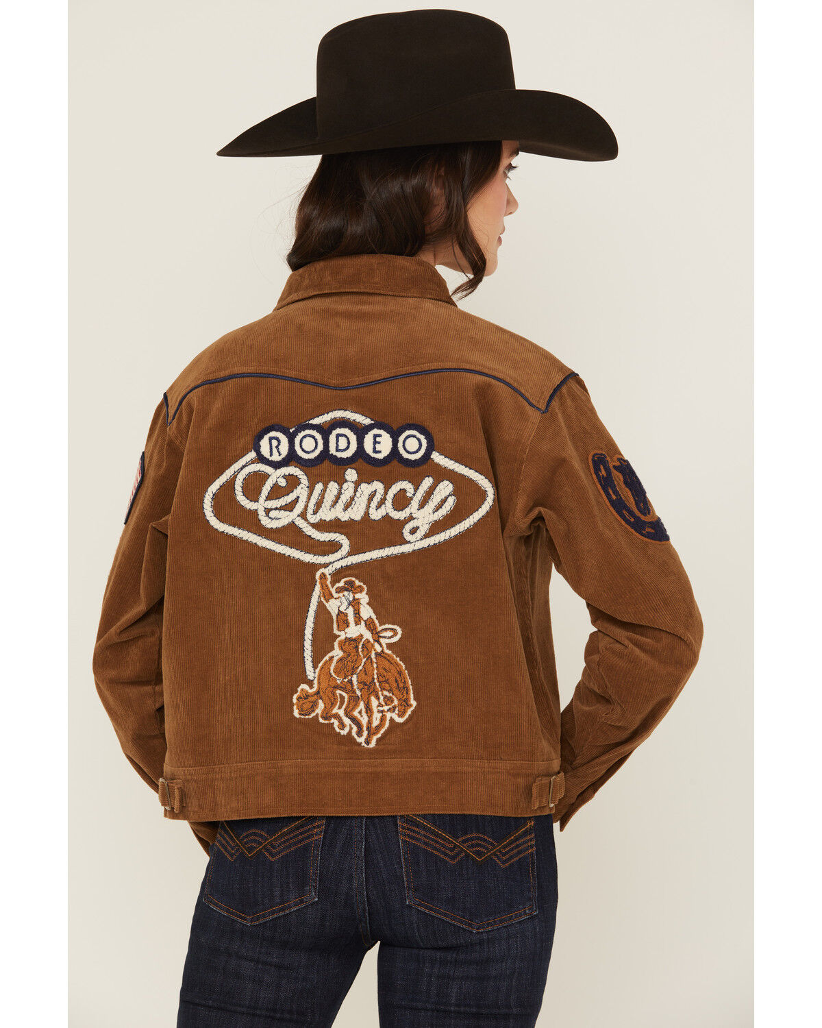 Image #4 - Rodeo Quincy Women's First Rodeo Jacket, Brown, hi-res