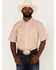 Image #1 - RANK 45® Men's Kickin Southwestern Print Short Sleeve Button-Down Western Shirt , Gold, hi-res