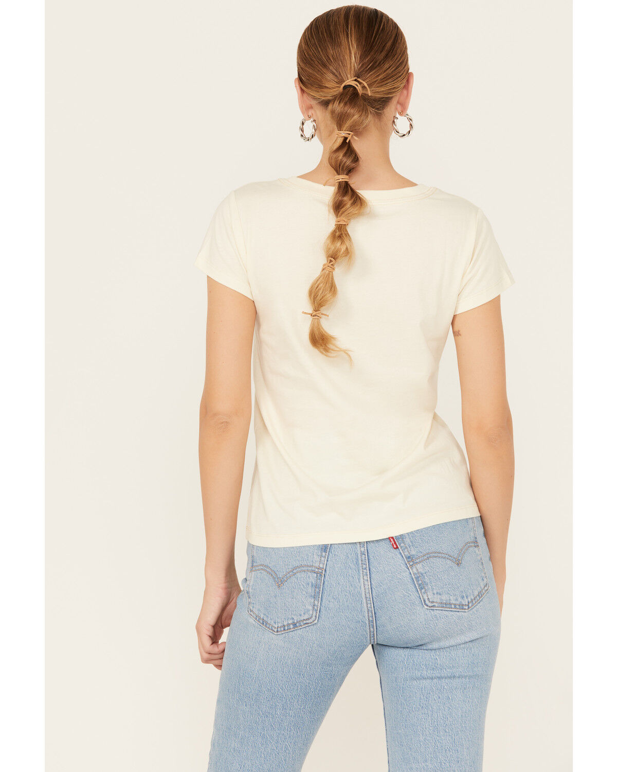 Image #4 - Shyanne Women's Wild At Heart Short Sleeve Graphic Tee, Cream, hi-res