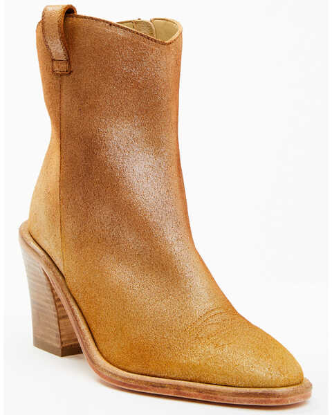 Shyanne Women's Goldie Western Boots - Round Toe, Gold, hi-res