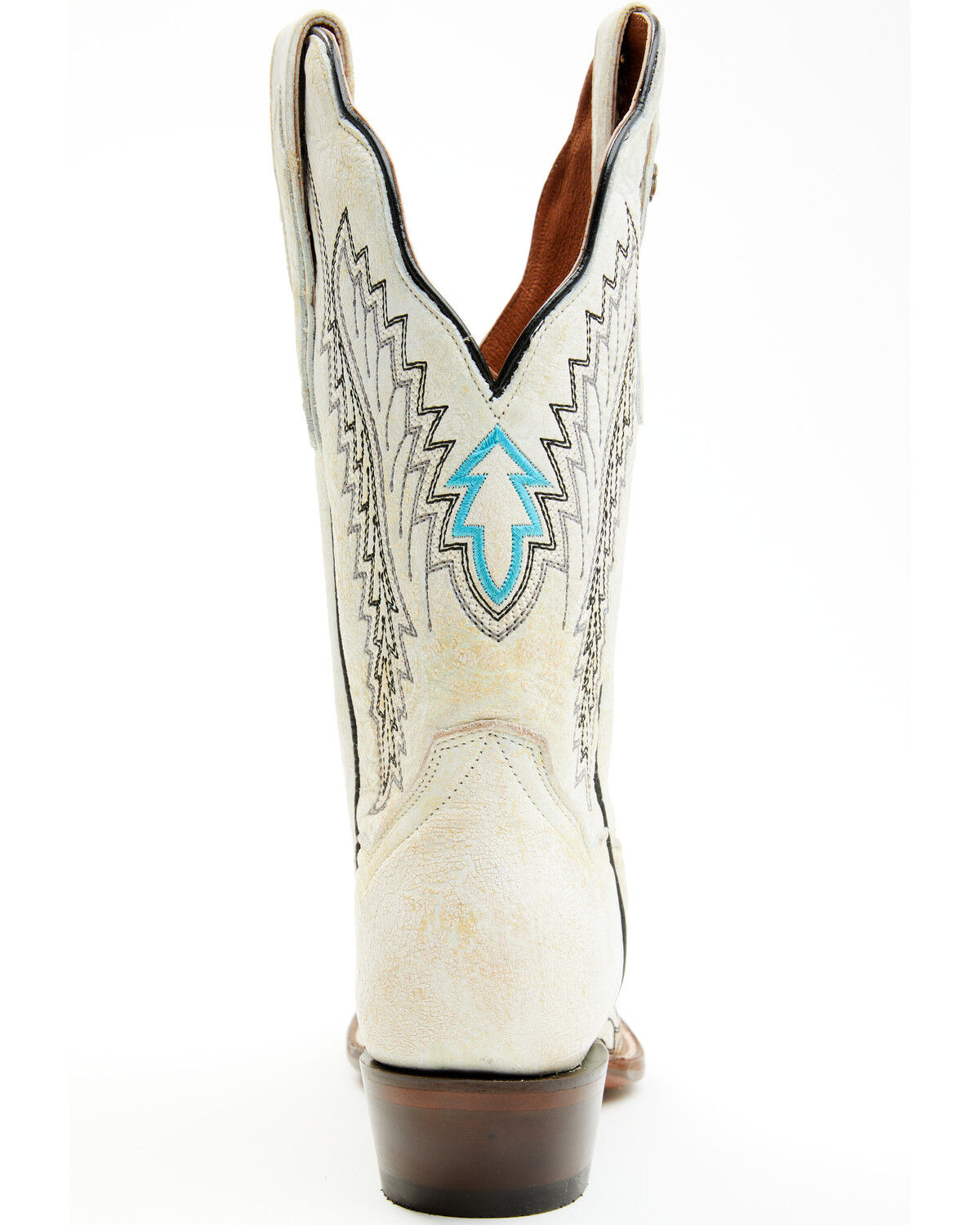 Image #5 - Dan Post Women's Darcy Western Boots - Square Toe, White, hi-res