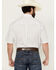 Image #4 - George Strait by Wrangler Men's Geo Print Short Sleeve Button-Down Western Shirt - Tall , White, hi-res