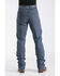 Image #3 - Cinch Men's Bronze Label Dark Wash Slim Tapered Rigid Denim Jeans, Blue, hi-res