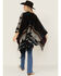 Image #4 - Shyanne Women's Southwestern Print Fringe Blanket Shawl, Black, hi-res