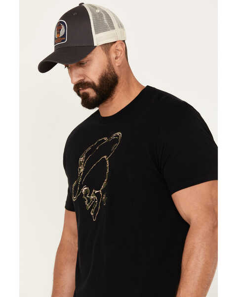 Image #2 - Moonshine Spirit Men's Camo Stitched Short Sleeve Graphic T-Shirt, Black, hi-res