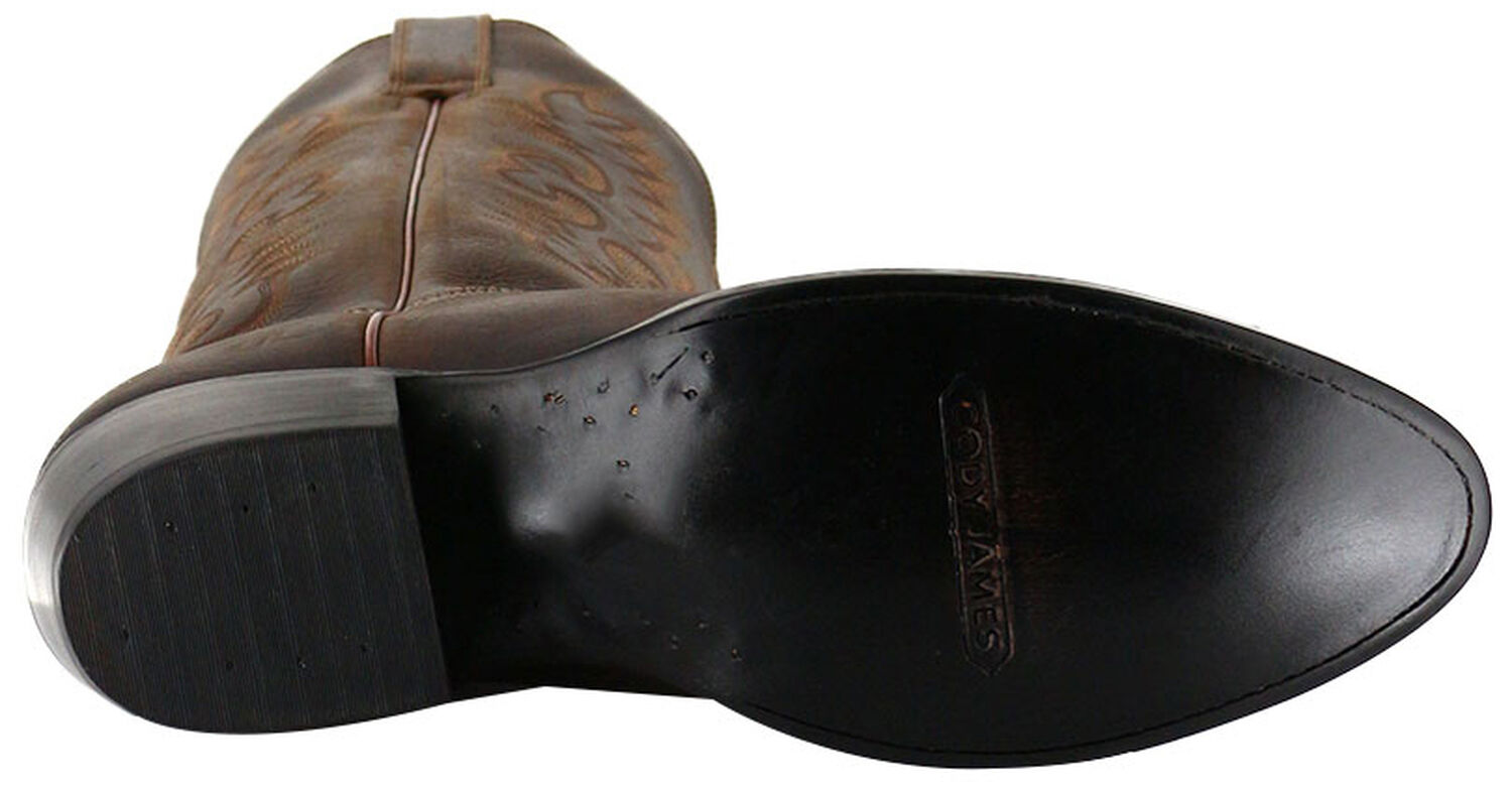 Image #5 - Cody James Men's Classic Western Boots - Round Toe, Brown, hi-res