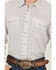 Image #3 - Roper Men's Amarillo Medallion Print Long Sleeve Snap Western Shirt , Light Grey, hi-res