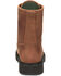 Image #5 - Justin Men's 8" Conductor Lace-Up Work Boots - Steel Toe , Brown, hi-res