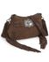 Image #1 - Wrangler Women's Fringe Buckle Hobo Bag, Coffee, hi-res