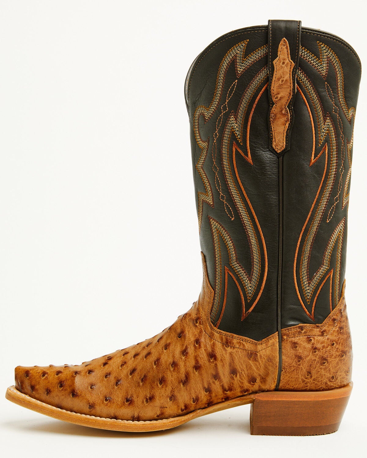 Image #3 - Dan Post Men's Grit Exotic Full Quill Ostrich Tall Western Boots - Snip Toe, Tan, hi-res